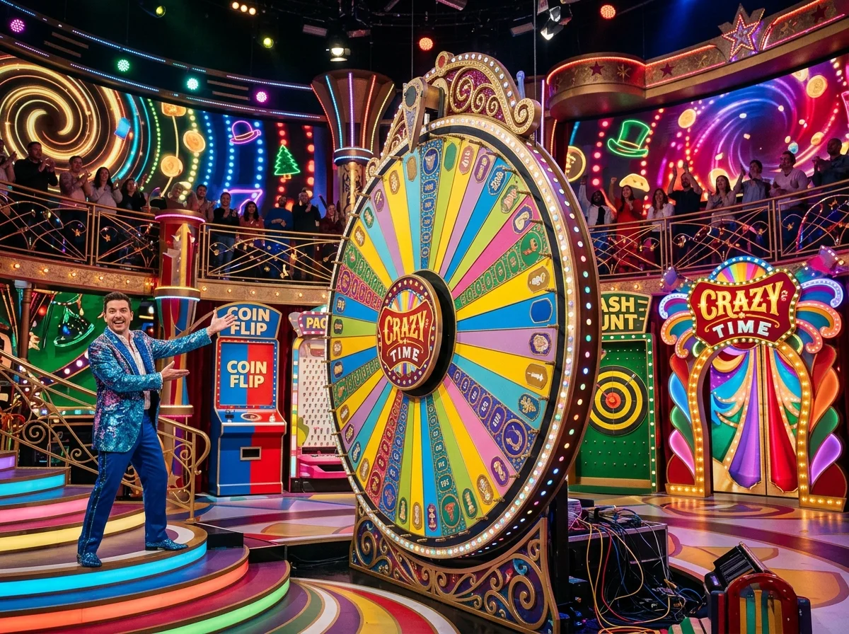Crazy Time game show en direct